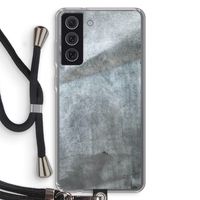 Grey Stone: Samsung Galaxy S21 FE Transparant Hoesje met koord
