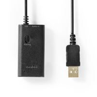 Nedis BTTR050BK draadloze audiozender AUX + USB 10 m Zwart - thumbnail
