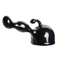 XR Brands P-Spot Wand Attachment for Men - Black