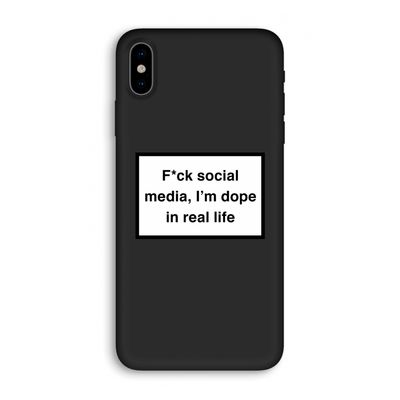 I'm dope: iPhone X Biologisch afbreekbaar hoesje