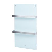 Eurom Sani 400 Comfort Infraroodpaneel badkamer 83.5x48.1cm Wifi 400watt Glas Wit 350067 Eurom Sani 400 Comfort Infraroodpaneel badkamer 83.5x48.1cm Wifi 400watt Glas Wit 350067