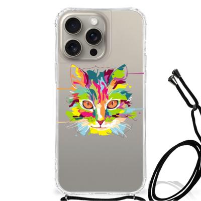 iPhone 15 Pro Max Stevig | Bumper Hoesje | Cat Color iPhone 15 Pro Max Stevig | Bumper Hoesje | Cat Color