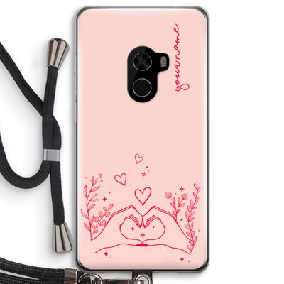 Love is in the air: Xiaomi Mi Mix 2 Transparant Hoesje met koord