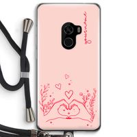 Love is in the air: Xiaomi Mi Mix 2 Transparant Hoesje met koord