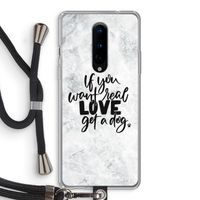 Partner in crime: OnePlus 8 Transparant Hoesje met koord