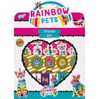 Stickerset totum rainbow pets | 12 stuks