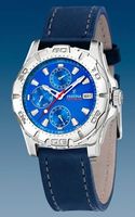 Horlogeband Festina F16243-D Leder Blauw 21mm
