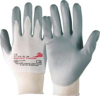 Honeywell Handschoen | maat 10 wit/grijs | EN 388 PSA-categorie II | polyamide-tricot met polyurethaan | 10 paar - 061910941E 061910941E - thumbnail