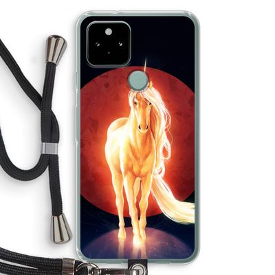 Last Unicorn: Pixel 5 Transparant Hoesje met koord