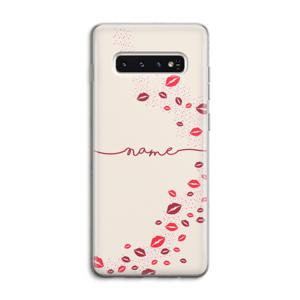 Kusjes: Samsung Galaxy S10 4G Transparant Hoesje