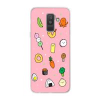 Happy bento friends: Samsung Galaxy A6 Plus (2018) Transparant Hoesje