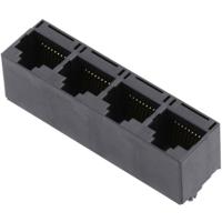 encitech RJJU-88-442-E1V-004 RJ45-connector 3251-0008-14 Bus, inbouw verticaal Aantal polen 8P8C Zwart 1 stuk(s)