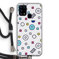 8-bit N°9: Samsung Galaxy M31 Transparant Hoesje met koord