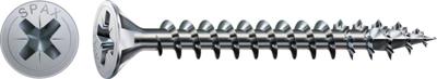 200 Spax schroeven 4,5x35mm voldraad verzonken kop PZ2