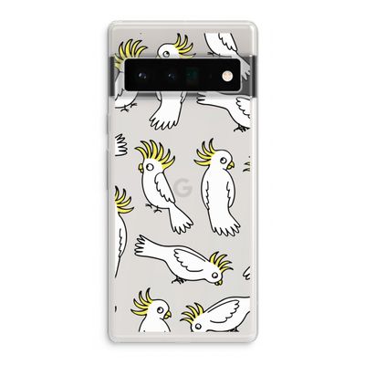 Papegaai: Google Pixel 6 Pro Transparant Hoesje