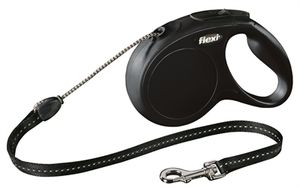 Flexi rollijn cord zwart
