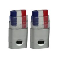 2x stuks schminkstiften Holland rood wit blauw - thumbnail