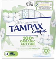 Tampax Cotton Super tampons, pak van 14 stuks