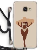 Let's get salty: Samsung Galaxy A3 (2016) Transparant Hoesje met koord