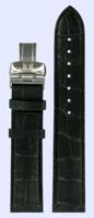 Horlogeband Tissot PR100 / T600031149 / AUTOMATICS III Leder Zwart 19mm
