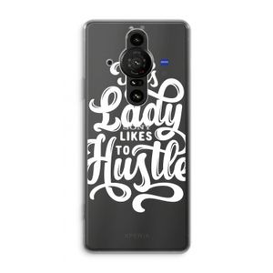 Hustle Lady: Sony Xperia Pro-I Transparant Hoesje