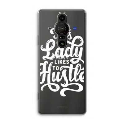 Hustle Lady: Sony Xperia Pro-I Transparant Hoesje