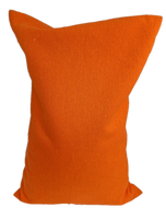 Ecologisch Kersenpitkussen-hoes - losse wasbare kussensloop voor kersenpitkussen 20x30 (Kleur: Oranje)