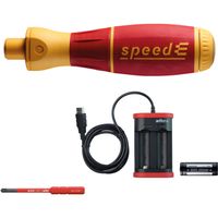 Wiha e-schroevendraaier startset speedE I electric. 4-delig schroefboor Slimbit, USB-oplader en accu inbegrepen - thumbnail