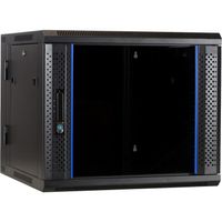 DSI 9U wandkast (kantelbaar) met glazen deur- DS6609-DOUBLE server rack 600 x 600 x 500mm - thumbnail