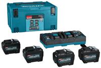 Makita accu startset xgt dc40rb/4xbl4080f