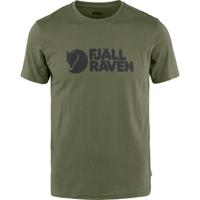 Fjallraven Logo T-Shirt Heren Laurel Green S
