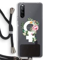 Venus: Sony Sony Xperia 10 III Transparant Hoesje met koord Venus: Sony Sony Xperia 10 III Transparant Hoesje met koord