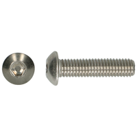 pgb-Europe PGB-FASTENERS | BZK bolkopschroef oef A2 ISO 7380-1 M10x25 | 100 st 073801A70010000253