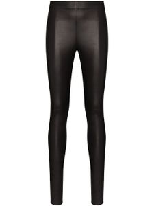 JOSEPH legging en cuir à taille haute - Noir