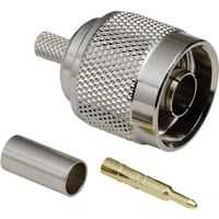 BKL Electronic 0404066 0404066 N-connector Stekker, recht 50 Ω 1 stuk(s) - thumbnail