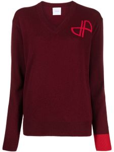 Patou JP V-neck jumper - Rouge