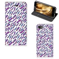 iPhone 7 | 8 | SE (2020) | SE (2022) | Hoesje met Magneet | Feathers Color