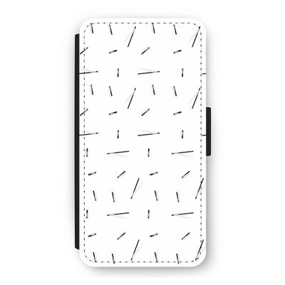 Hipster stripes: iPhone 12 Pro Flip Hoesje