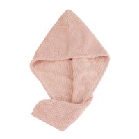 MARBEAUX Haarhanddoek - Hair towel - Hoofdhanddoek - Microvezel - Licht roze - Handdoek - thumbnail