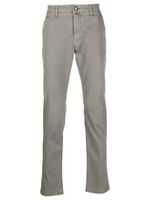 Jacob Cohën pantalon chino slim à coupe quatre poches - Gris