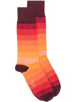 Paul Smith chaussettes Neon Stripe - Orange