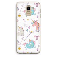 Fantasiewereld: Samsung Galaxy J6 (2018) Transparant Hoesje