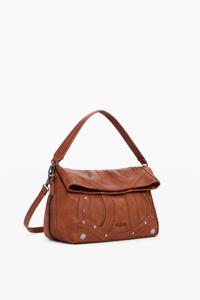 Geborduurde handtas - BROWN - U