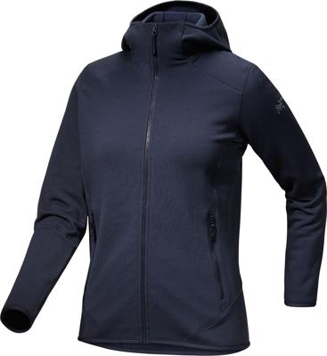 Arc&apos;teryx Kyanite Hoody Dames Fleece Black Sapphire XL