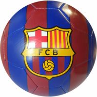 Bal FC Barcelona groot blauw/rood stripes mat