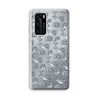 Poezen: Huawei P40 Transparant Hoesje
