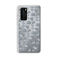 Poezen: Huawei P40 Transparant Hoesje