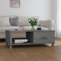 Salontafel HAMAR 100x55x35 cm massief grenenhout donkergrijs