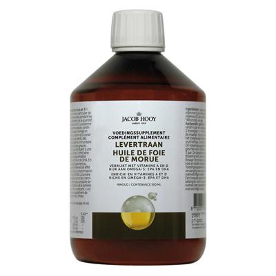 Jacob Hooy Levertraan/visolie vitamine A & D