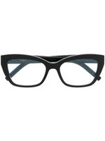 Saint Laurent Eyewear lunettes de vue à monture papillon - Noir - thumbnail